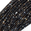 Natural Black Onyx Heishi Disc Beads Gemstone 15.5