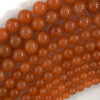 AA Natural Red Aventurine Round Beads Gemstone 15