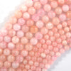 Natural Light Pink Morganite Round Beads 15.5