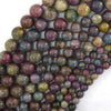 Natural Ruby Fuchsite Round Beads Gemstone 15.5