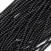 AA Natural Black Spinel Round Beads Gemstone 15