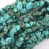 Blue Green Turquoise Pebble Nugget Beads 15