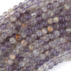 Natural Light Purple Amethyst Round Beads Gemstone 15