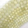 Natural Light Green Calcite Round Beads Gemstone 15