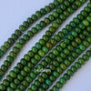 Yellowish Green Turquoise Rondelle Button Beads Gemstone 15