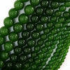 Canadian Green Jade Round Beads Gemstone 15