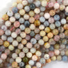Natural Multicolor Morganite Round Beads Gemstone 15.5