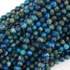 Dark Blue Sea Sediment Jasper Round Beads 15
