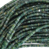 Natural Green Moss Agate Heishi Disc Beads Gemstone 15.5