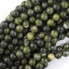 Natural Green Taiwan Jade Round Beads Gemstone 15