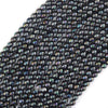 Rainbow Peacock Shell Pearl Round Beads Gemstone 15.5