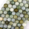 Natural Genuine Burma Jadeite Jade Round Beads 15.5
