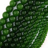 Canadian Green Jade Round Beads Gemstone 15