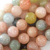 Natural Morganite Round Beads Gemstone 15.5