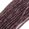 AA Natural Purple Lepidolite Round Beads 15.5