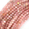 Natural Pink Tourmaline Round Beads Gemstone 15