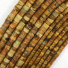 Natural Picture Jasper Heishi Disc Beads Gemstone 15