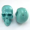 5 Pieces 40mm Acrylic Resin Skull Pendants Beads Black Blue Red Pink