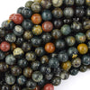 Natural Ocean Agate Round Beads Gemstone 15