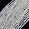 Micro Faceted Opalite Quartz Round Beads Gemstone 15