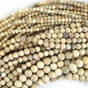 Natural Matte African Opal Round Beads Gemstone 15.5