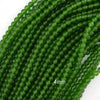 Canadian Green Jade Round Beads Gemstone 15