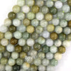Natural Genuine Burma Jadeite Jade Round Beads 15.5