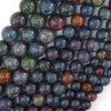 Natural Genuine Ruby Sapphire Round Beads Gemstone 15