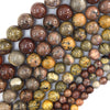 Natural Chohua Jasper Round Beads 15
