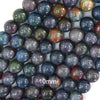 Natural Genuine Ruby Sapphire Round Beads Gemstone 15