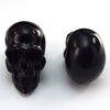 5 Pieces 40mm Acrylic Resin Skull Pendants Beads Black Blue Red Pink