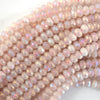 5x8mm Mystic Titanium Faceted Gemstone Rondelle Button Beads 15