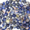 Natural Matte Orange Sodalite Round Beads Gemstone 15.5