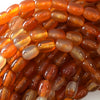 8mm natural carnelian barrel beads15.5