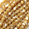Natural Mother of Pearl MOP Round Beads 15.5