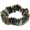 20mm indian agate stick stretch bracelet 8