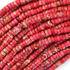 3x6mm Sea Sediment Jasper Heishi Disc Beads 15.5