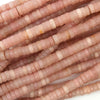 Natural Pink Opal Heishi Beads Gemstone 15.5