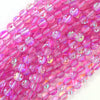 Magenta Mystic Aura Quartz Round Beads Gemstone 15
