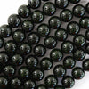 Green Goldstone Round Beads Gemstone 14.5