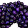 AA Purple Tiger Eye Round Beads Gemstone 15