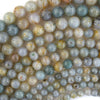 Natural Light Blue Opal Round Beads Gemstone 15