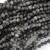 Natural Gray Labradorite Larvikite Round Beads 15
