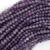 Natural Purple Lepidolite Round Beads 15