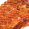 Natural Carnelian Round Beads Gemstone 15