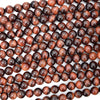 Red Tiger Eye Round Beads Gemstone 15