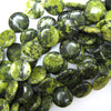 14mm yellow turquoise coin beads 16