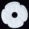 45mm white jade carved donut pendant gemstone