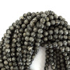 Natural Gray Map Jasper Round Beads Gemstone 15