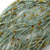 Natural Faceted Amazonite Round Beads 14.5